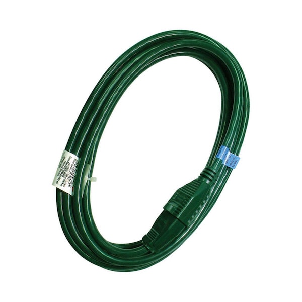 Projex Extension Cord, 16 AWG, Indoor/Outdoor, 16/3, 1 Outlets, Green, PVC, 15 ft PR6662 - main